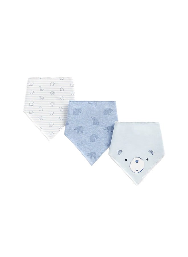 mothercare مجموعة مكونة من 3 مريلة محبوكة 100% قطن  - Image 1