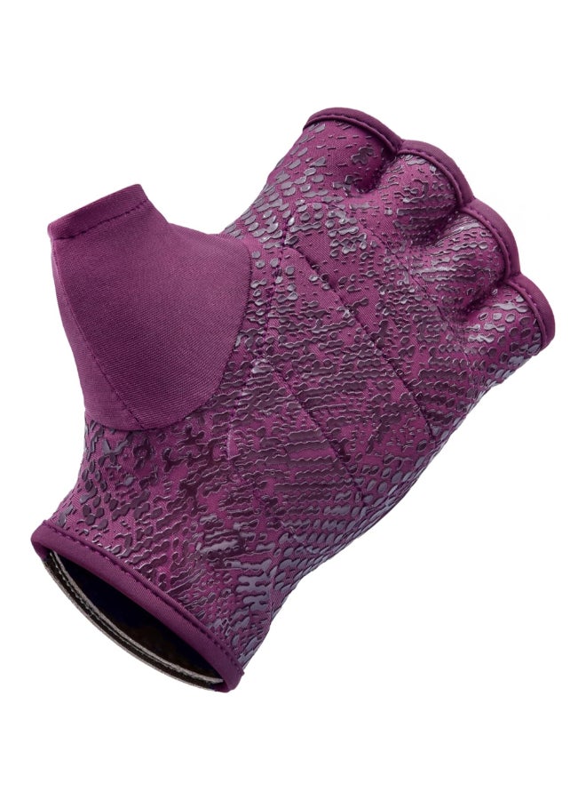 اديداس قفازات نسائية للتمارين الرياضية مفتوحة من الأعلى قرمزي صغير ADGB-15021 - Image 4