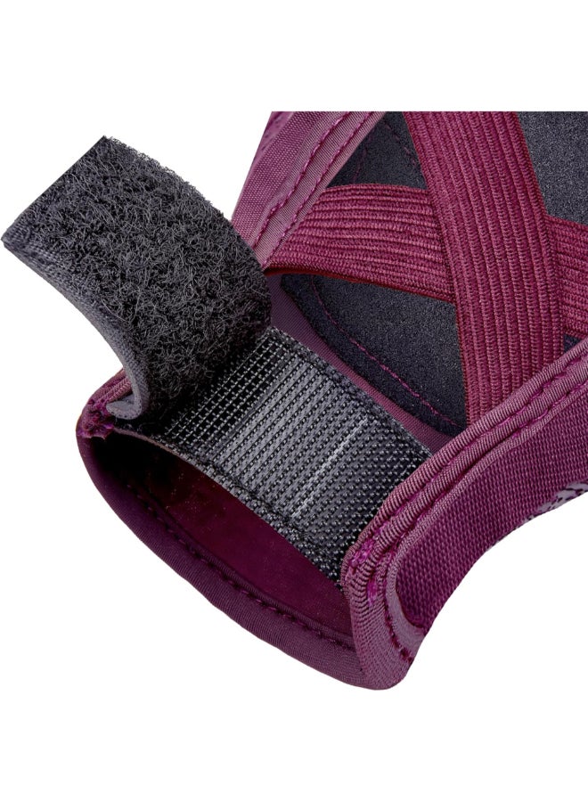 اديداس قفازات نسائية للتمارين الرياضية مفتوحة من الأعلى قرمزي صغير ADGB-15021 - Image 5