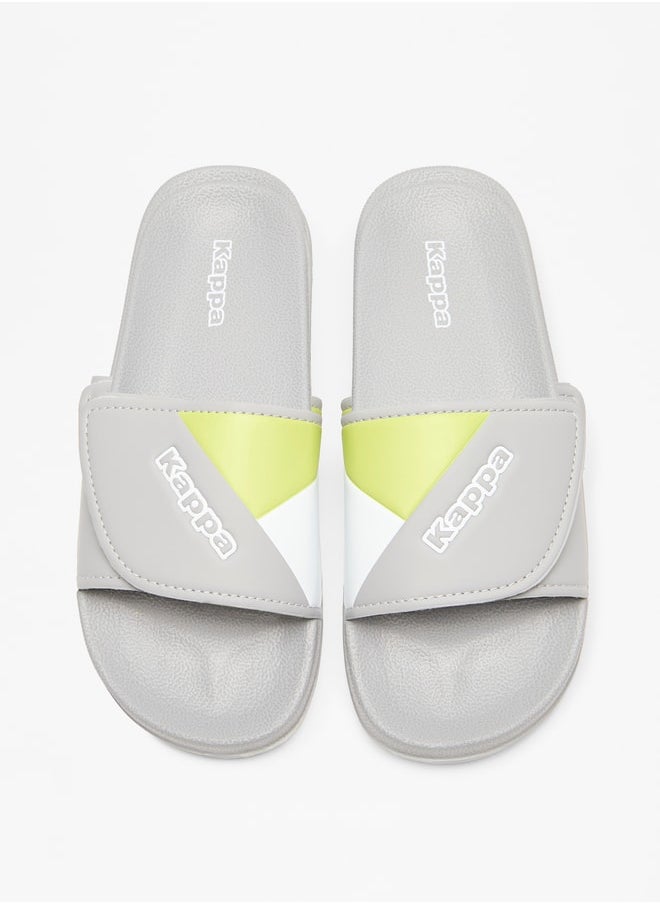 Kappa - Boys' Panelled Slip-On Slide Slippers - Image 1