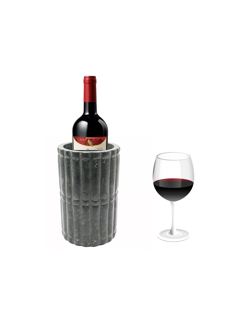 Generic VR SOURCING Green Marble Wine Coolers Handcrafted Beer Bottle Holder for Bar  - Image 1