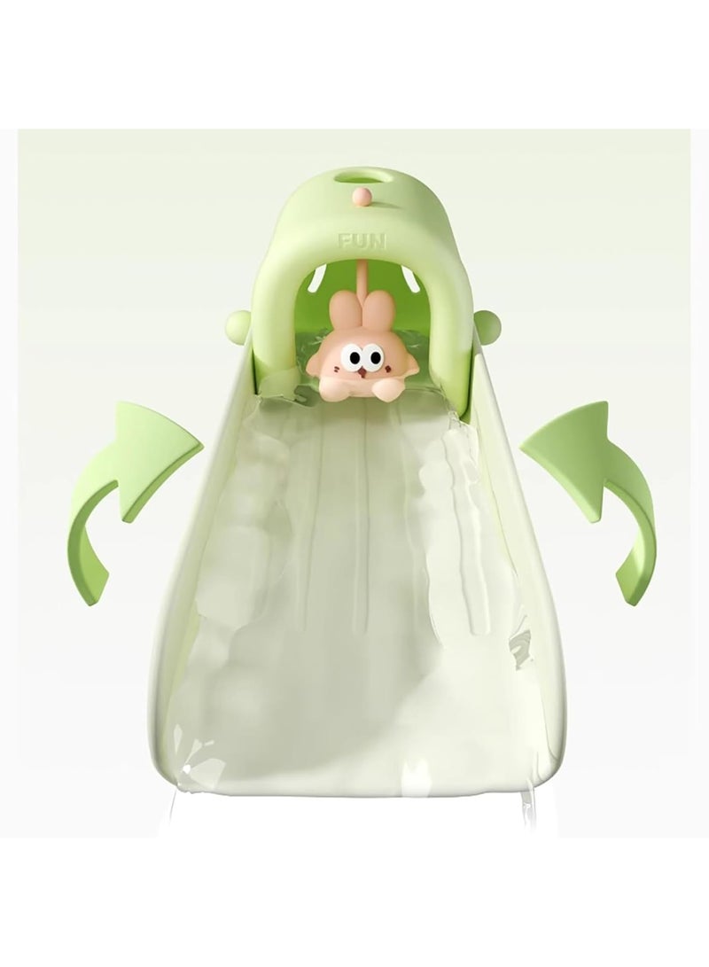 SYOSI Faucet Extender, Silicone Temperature Sensitive Sink Extender for Toddlers Babies and Kids, Easy to Install Hand Washing Aid for Bathroom and Kitchen Safety, Green 1PC - Image 5