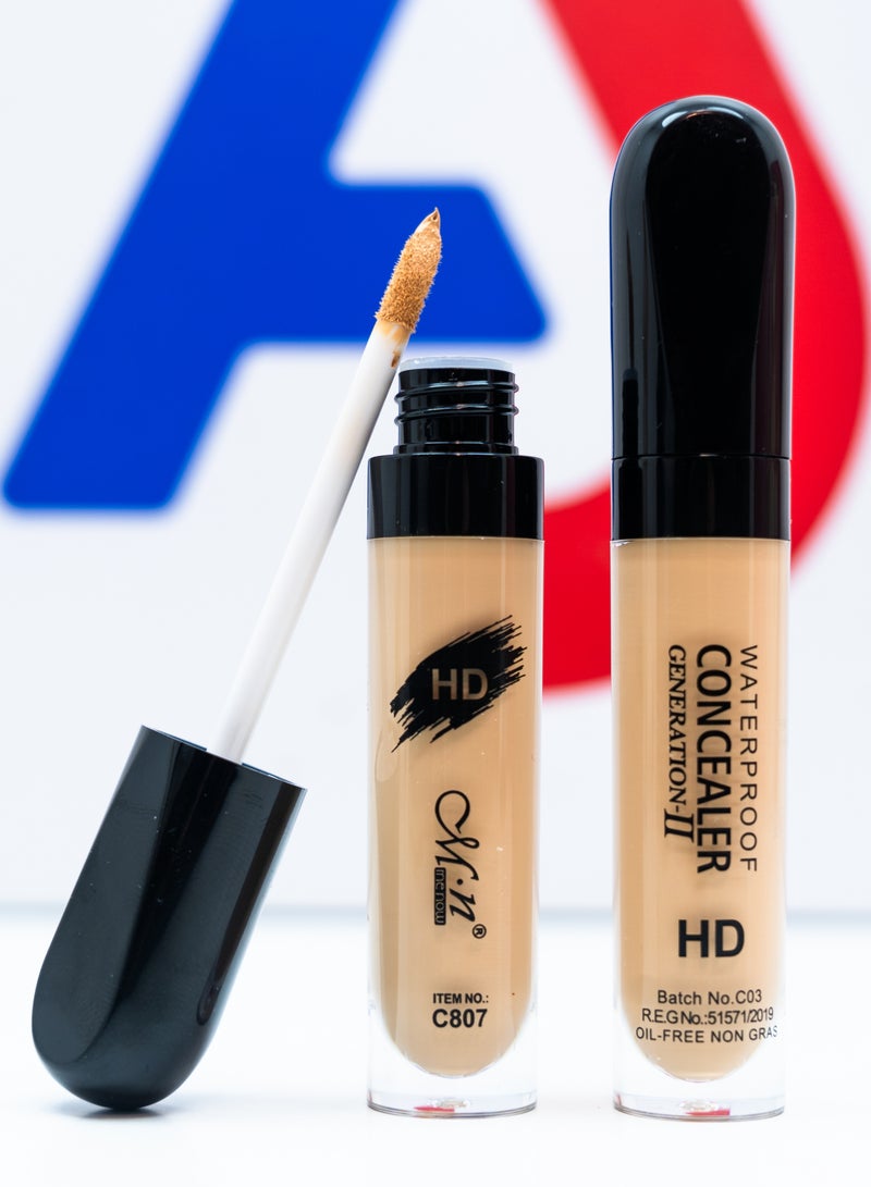 Menow Waterproof HD Concealer 01 - 7.5ml - Image 1