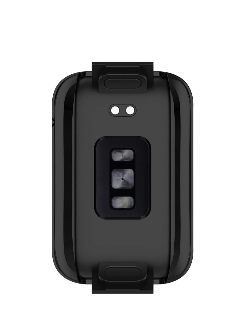 Compatible with Xiaomi MI Band 7 Pro Case Cover - Full Coverage TPU Protective Case Cover Compatible with Xiaomi MI Band 7 Pro (TPU Black) - Image 3