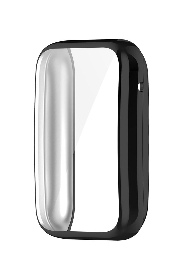 Compatible with Xiaomi MI Band 7 Pro Case Cover - Full Coverage TPU Protective Case Cover Compatible with Xiaomi MI Band 7 Pro (TPU Black) - Image 4