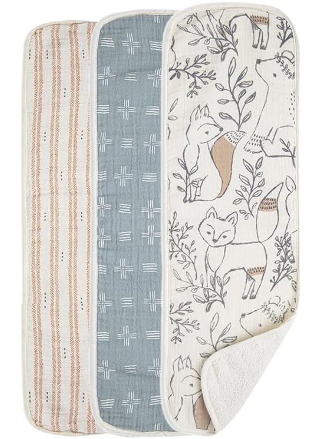 كرين بيبي ثلاث قطع ملابس إزرا للتجشؤ - Image 5