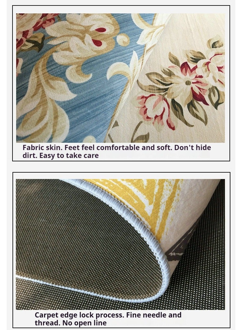 general Vintage Living Room Sofa Coffee Table Carpet Durable Morden Pattern Anti-Slip Soft Carpet Multiple Specifications Available - Image 4