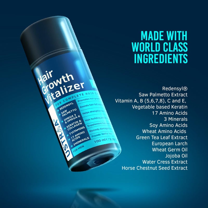 Ustraa Hair Growth Vitalizer, 100ml - Image 4