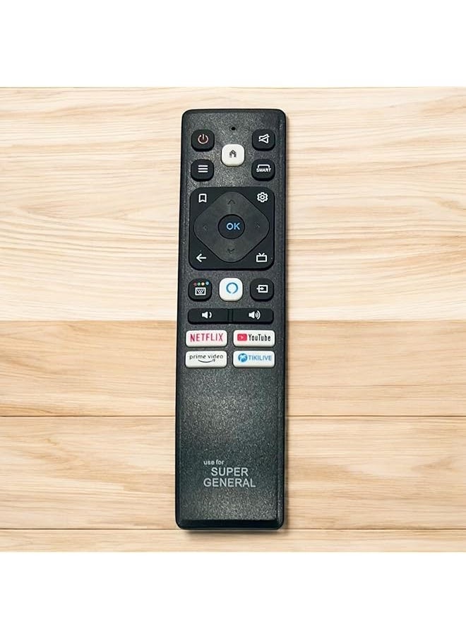 erorex - Replacement Remote Control Compatible With Super General Smart Tvs – Universal Tv Remote With Quick Access To Netflix Youtube Prime Video And Youtube Kids For Seamless Entertainment - Image 1