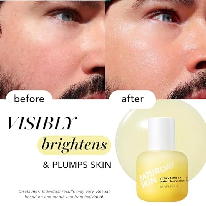 saturday skin Vitamin C Serum For Face From Yuzu - Brightening Formula With Hyaluronic Acid 7 Peptide Mix And Niacinamide, Deeply Hydrate, Improve Uneven Skin Texture, Vegan, Korean Skin Care (50 ml) - Image 5
