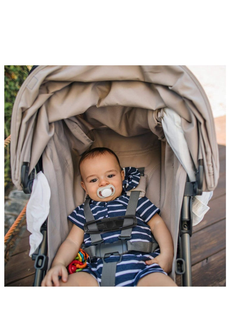 SYOSI Car Safety Seat Strap Belt Lock Baby Child Harness Chest Clip Safe Buckle Black - Image 4