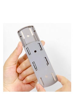 Y&D Self-Adhesive Desktop Socket Fixer, Wall Mount Bracket Power Strip Holder Punch Free Stand for WiFi Router Kitchen Home and Office, Grey, 15Pcs  - Image 4