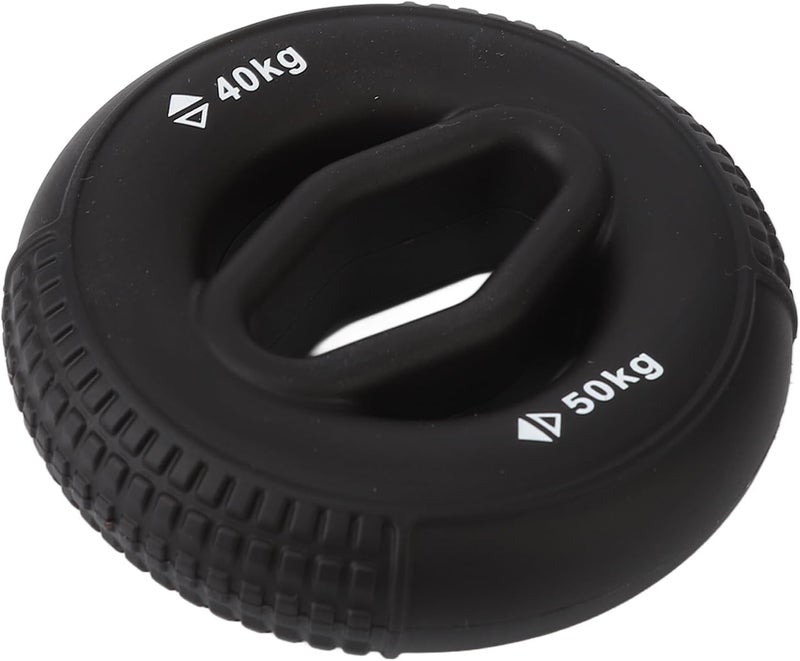 klarako Hand Grip Strengthener, 40 to 50KG Silicone Grip Trainer Anti Slip Strength Training Ring for Finger and Forearm Exercise Grip Trainer for Rock Climbing - Image 1