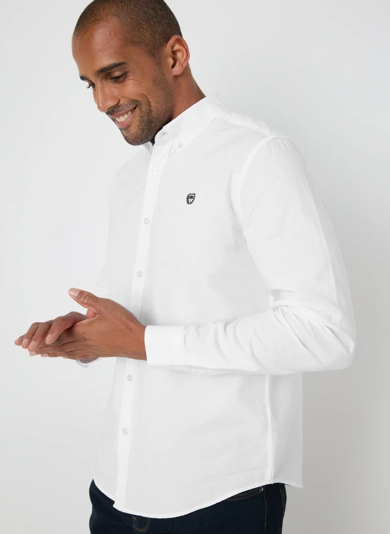 Matalan White Oxford Shirt