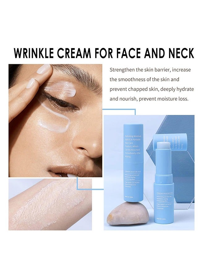 Easilydays Hydrating Moisture Stick, Wrinkle Moisturizing Balm Stick, Deeply Hydrates and Nourish for Chapped Skin, Nourishing Eye Balm, Mult Traveling Moisturizer Mask Stick for Face,Eyes,Lips Lines,Neck - Image 2