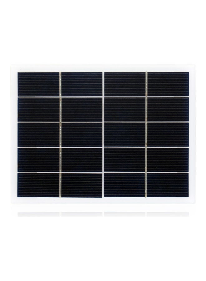 NIBEMINENT 5V Solar Panel Polycrystalline Silicon Cell Compatible For Garden Pump Black - Image 1