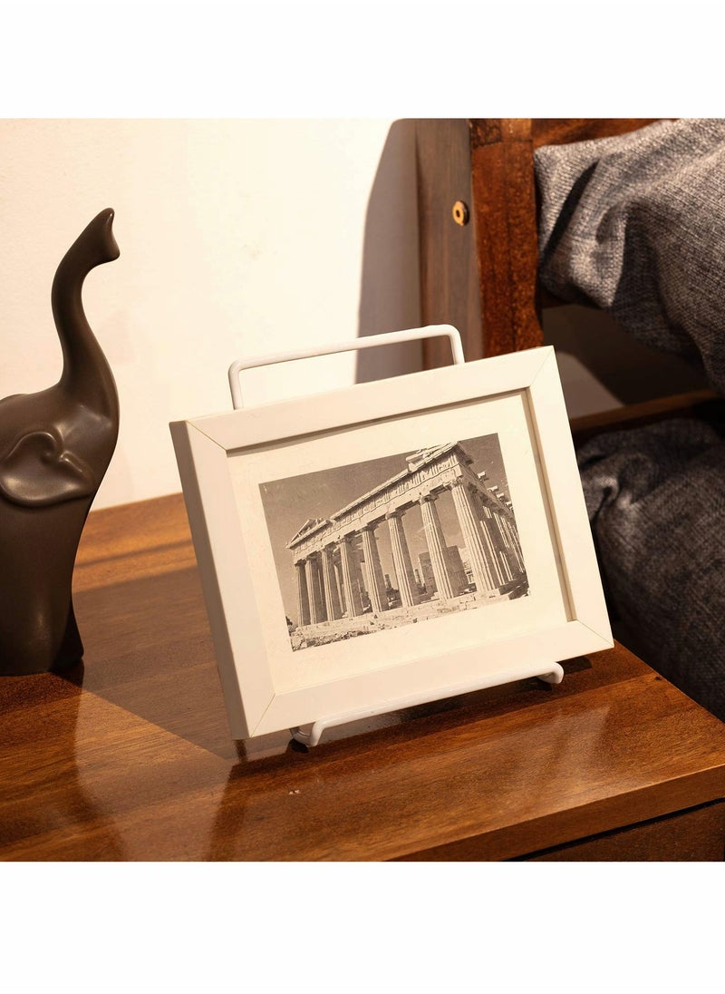 Generic - Adjustable Foldable Iron Display Stand for Photos & Tablets - Versatile Easel Picture Frame Holder - Image 1