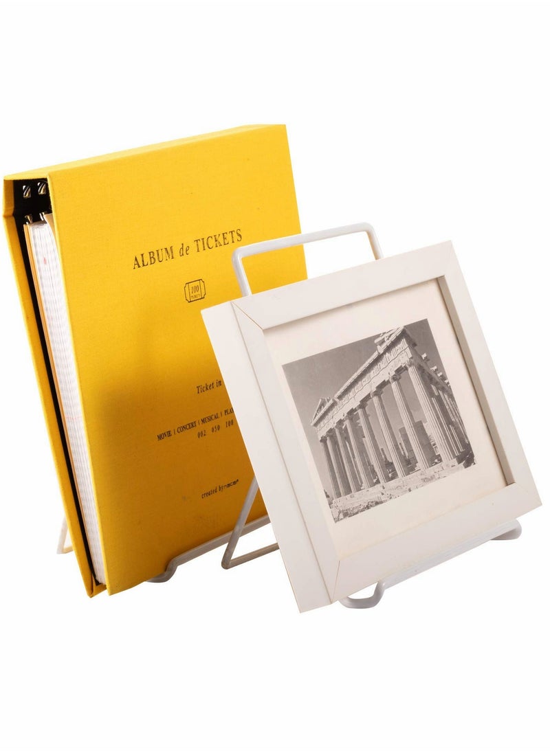 Generic - Adjustable Foldable Iron Display Stand for Photos & Tablets - Versatile Easel Picture Frame Holder - Image 1