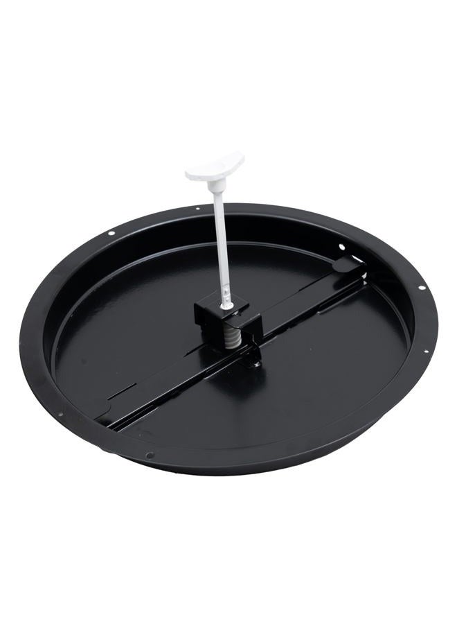 Handua 6" [Neck Size] Steel Butterfly Damper for Round Ceiling Air Supply Diffuser - Black | Outer Diameter: 7-1/2" - Image 4