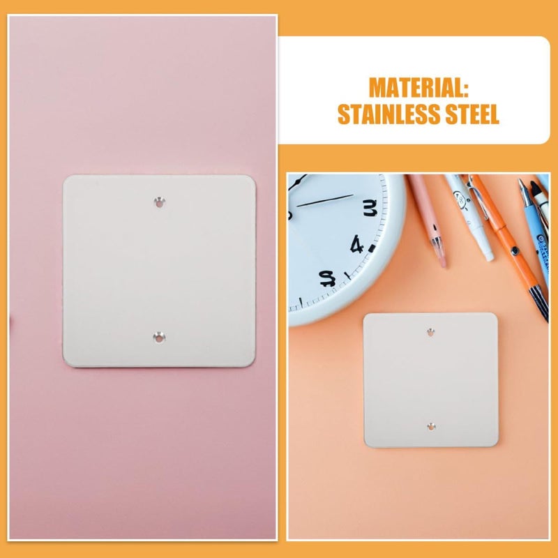 Stainless Steel 120 Type Square Electrical Outlet Wall Plate Cover 1 Pack - Image 4
