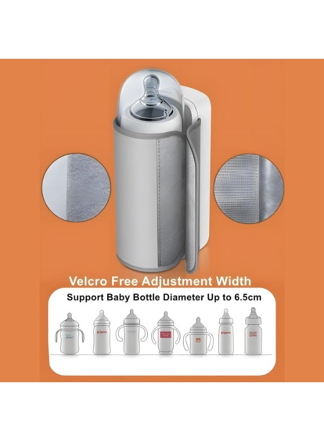 Portable Baby Bottle Warmer, Instant Baby Bottle Warmer Breast Milk Bottle Warmer, Travel Essential, Battery Powered, Fast Heating, With Temperature Display, Warms Milk Without Adding Water, Allowing Your Baby to Be Fed Comfortably Anytime, Anywhere. - Image 2