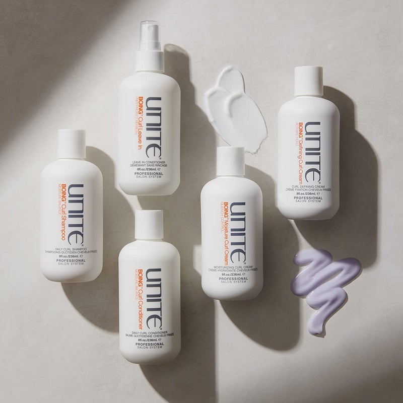 UNITE Hair - BOING Curl Conditioner - Hydrating, Coconut-Enriched Conditioner to Enhance, Strengthen, and Protect Curls - Paraben-Free, Sulfate-Free, and Vegan, 8 Fl Oz - Image 5