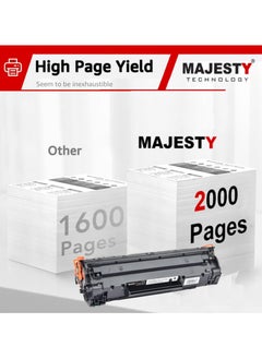 Majesty 85A CE285A Toner Cartridge Compatible with HP Laserjet P1006 P1102 P1102W P1109w MFP M1212nf M1217nfw MF3010 Canon ImageClass LBP6000 LBP6030W MF3010 Printer (Black)  - Image 3