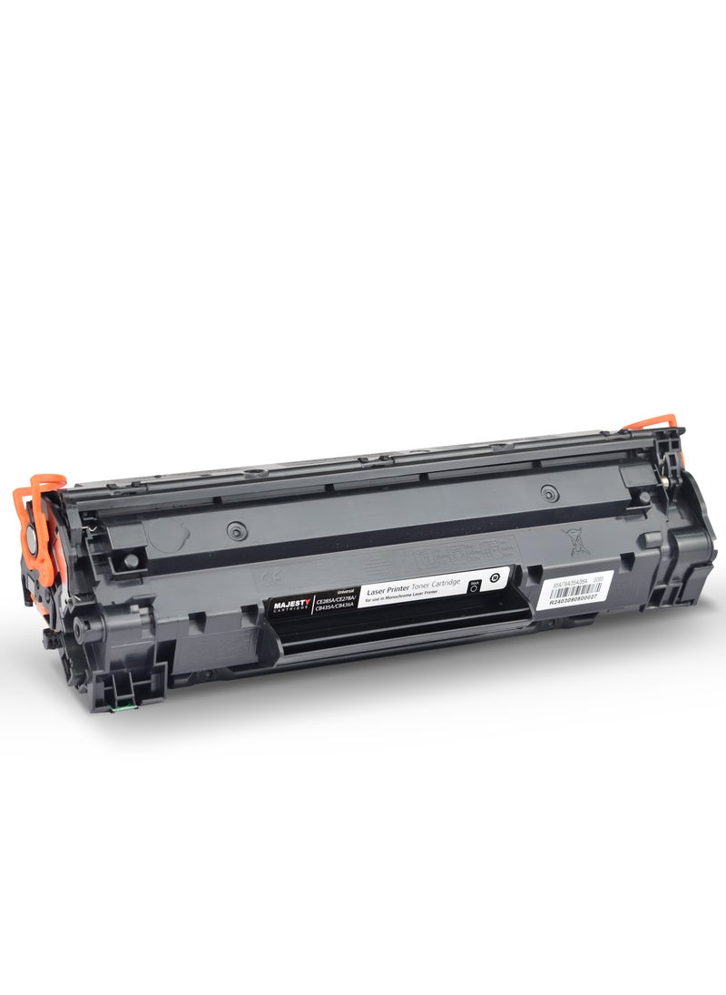 Majesty - 85A CE285A Toner Cartridge Compatible with HP Laserjet P1006 P1102 P1102W P1109w MFP M1212nf M1217nfw MF3010 Canon ImageClass LBP6000 LBP6030W MF3010 Printer (Black) - Image 1