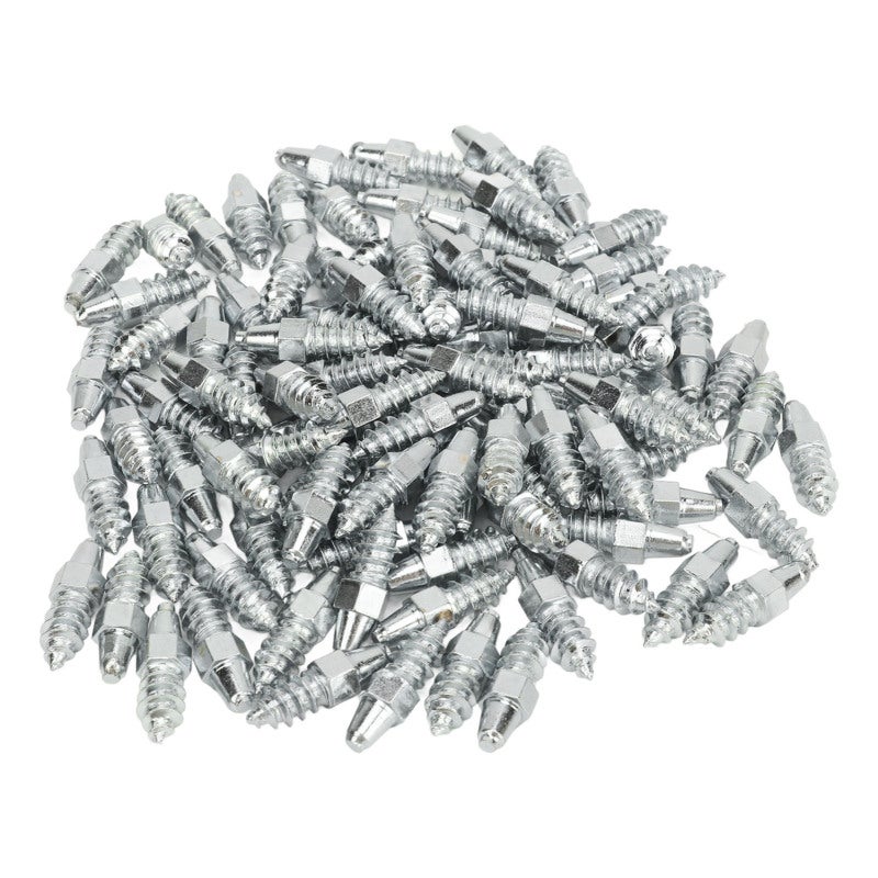 Tire Studs:  Carbide Alloy & Steel Construction - High Durability Enhanced Traction Tire Spikes for Winter Driving Heavy Snow Conditions Car Truck ATV SUV Bicycle Motorcycle Tires - Image 1