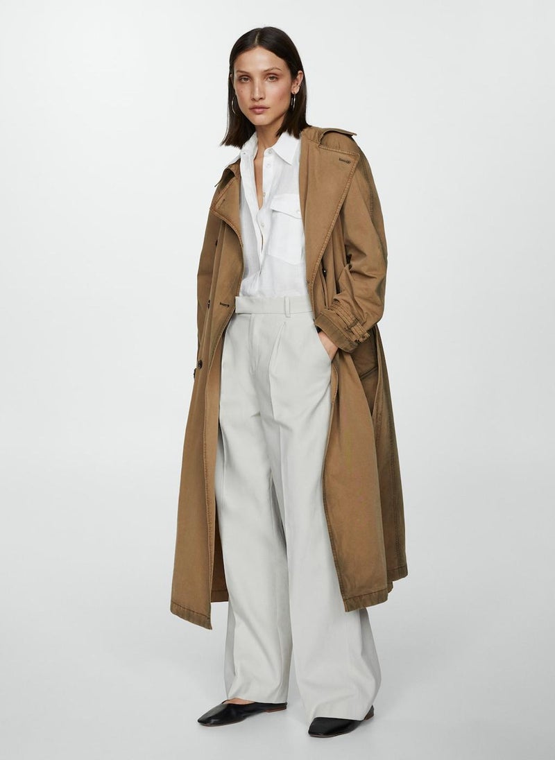 MANGO - Pocket Linen Shirt - Image 1
