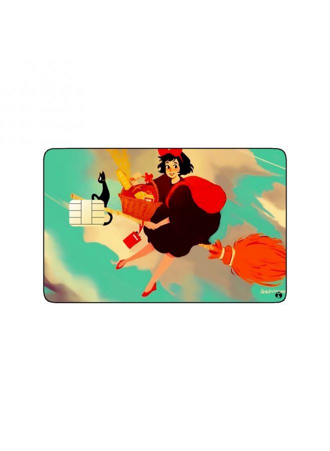 RKN PRINTED BANK CARD STICKER Kiki's Delivery Service Anime - Image 1