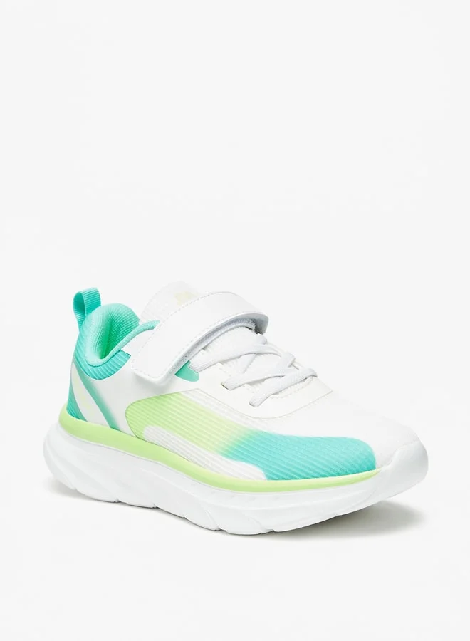 كابا Boys Colourblock Sports Shoes With Hook And Loop Closure