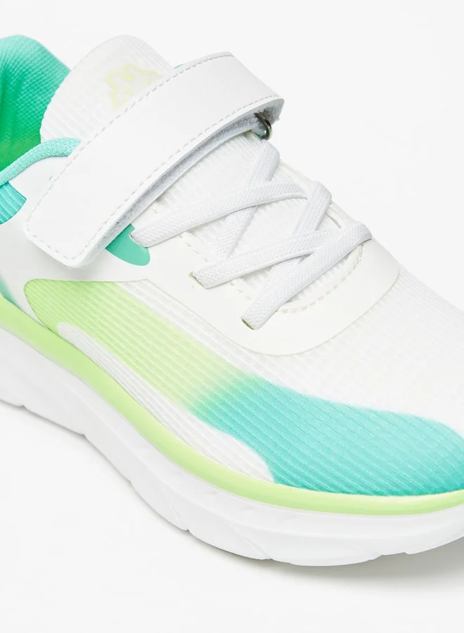 كابا Boys Colourblock Sports Shoes With Hook And Loop Closure