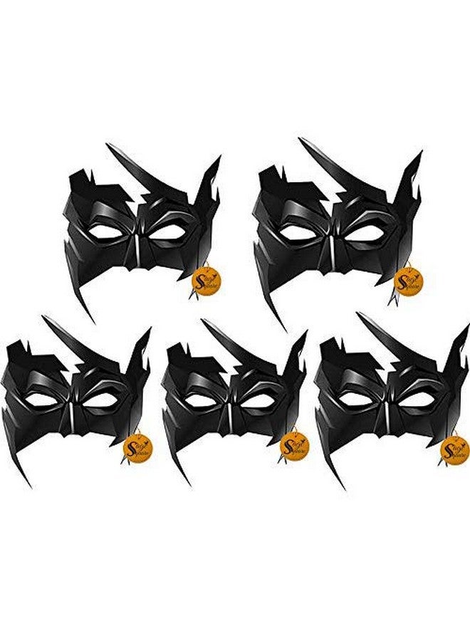 سايج سكوير قناع كريش البطل الهندي الخارق من سايج سكوير للتنكر، والحفلات ذات الطابع الخاص، وأعياد الميلاد، والمناسبات، والدراما، والتنكر، والحفلات التنكرية (عبوة من 5 قطع) - Image 1