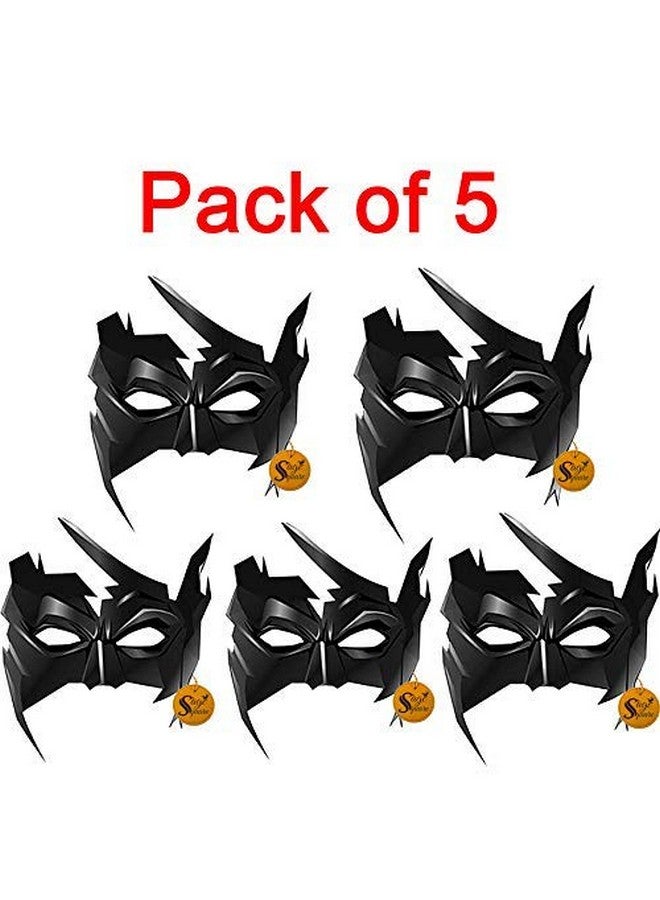 سايج سكوير قناع كريش البطل الهندي الخارق من سايج سكوير للتنكر، والحفلات ذات الطابع الخاص، وأعياد الميلاد، والمناسبات، والدراما، والتنكر، والحفلات التنكرية (عبوة من 5 قطع) - Image 2