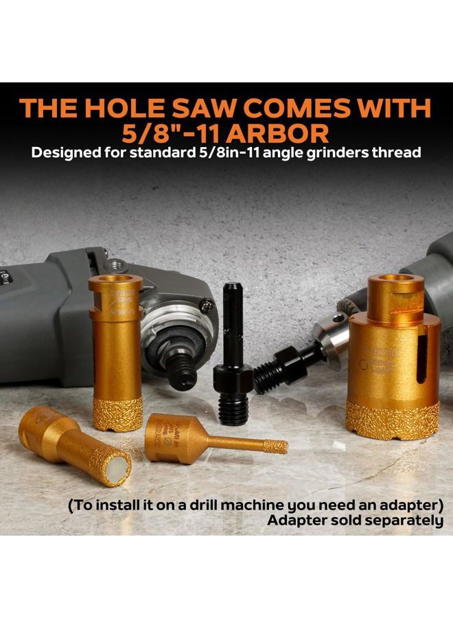 KSEIBI 617073 SDS-Plus Industrial Drill Bit Adapter for Holesaw and Diamond Core Bits, 5/8"-11 Male - Image 5