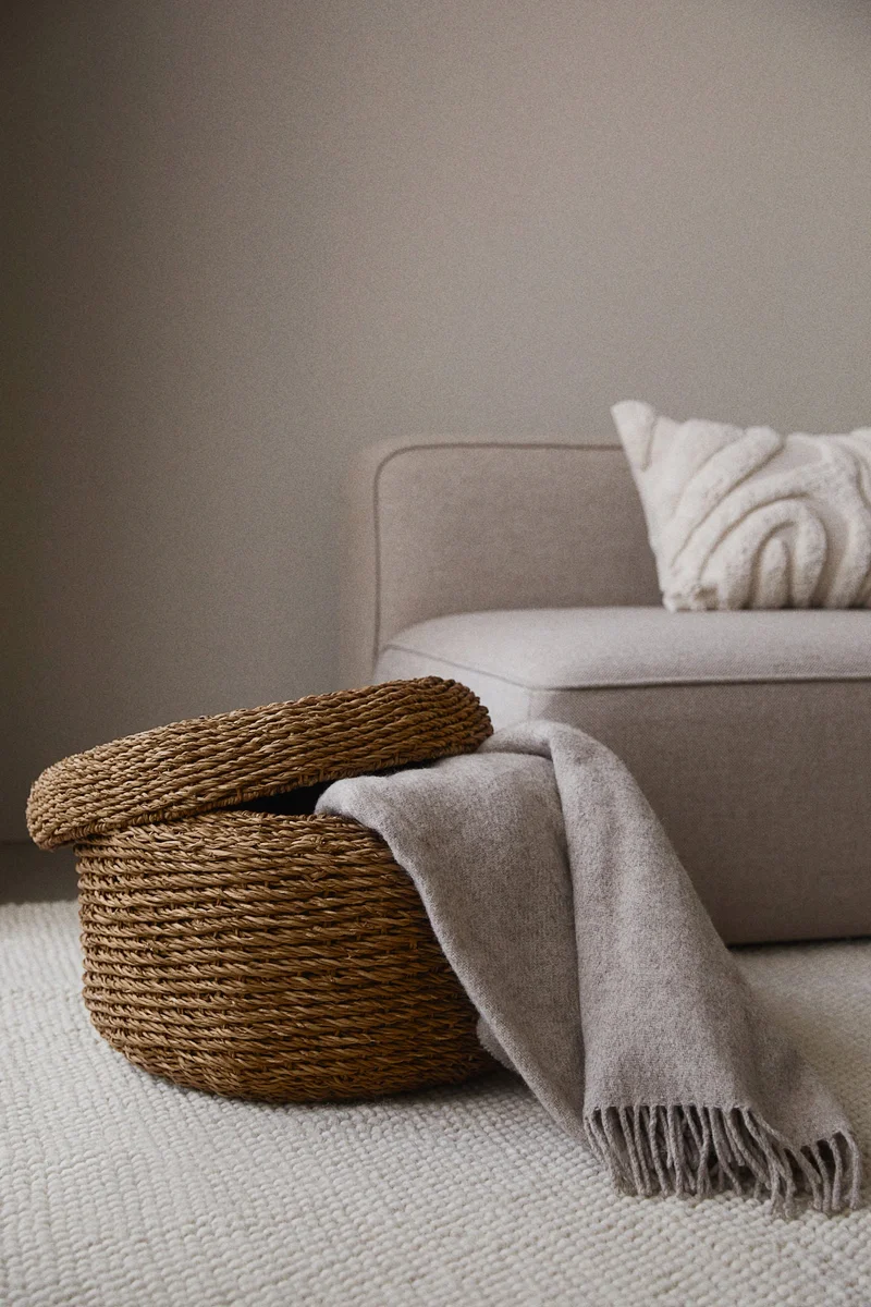 H&M Extra-large handmade seagrass storage basket