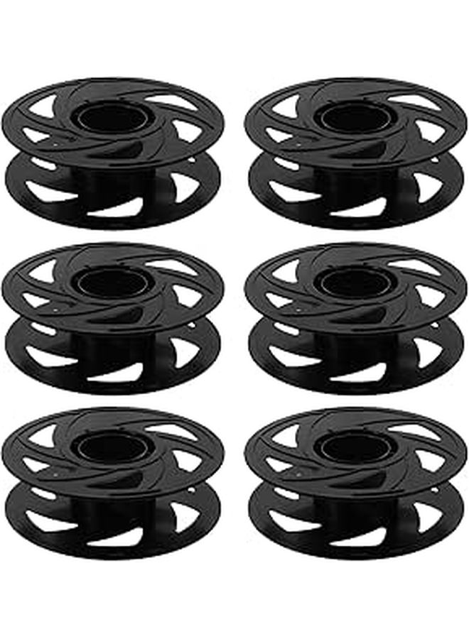 6 Pcs Reusable Empty 3D Printer Filament Spools for PLA ABS - Image 1