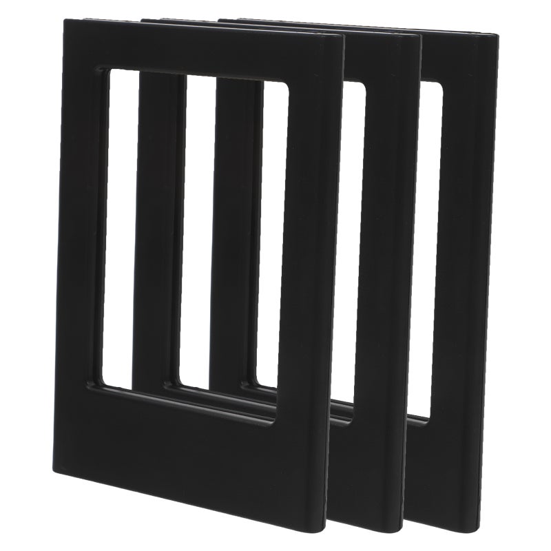 3PCS Magnetic Picture Frames for Refrigerator Locker Office Classroom 3 Inch Photo Pocket Sleeves for Arts Crafts Refrigerator Lockers Cabinets - Image 4