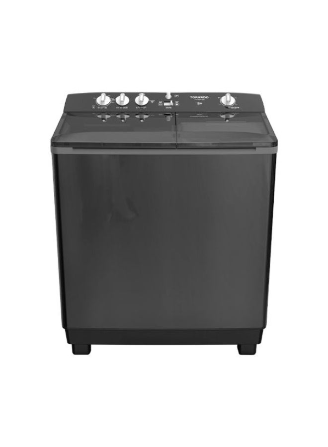 TORNADO Washing Machine Half Auto 7 Kg Black TVH-HM07T(BK) - Image 1