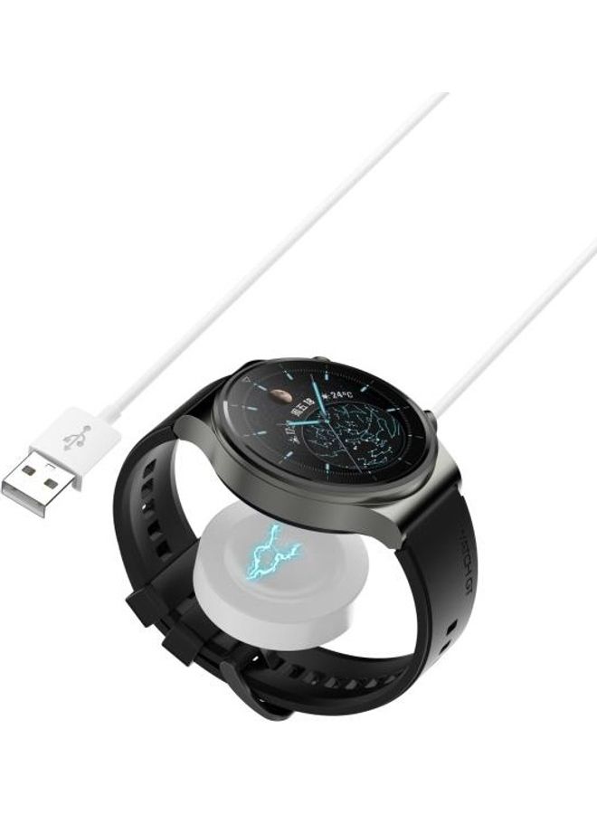 NIBEMINENT ECG Universal Smart Watch Magnetic Charger For Huawei 3 / Pro GT2 White  - Image 5