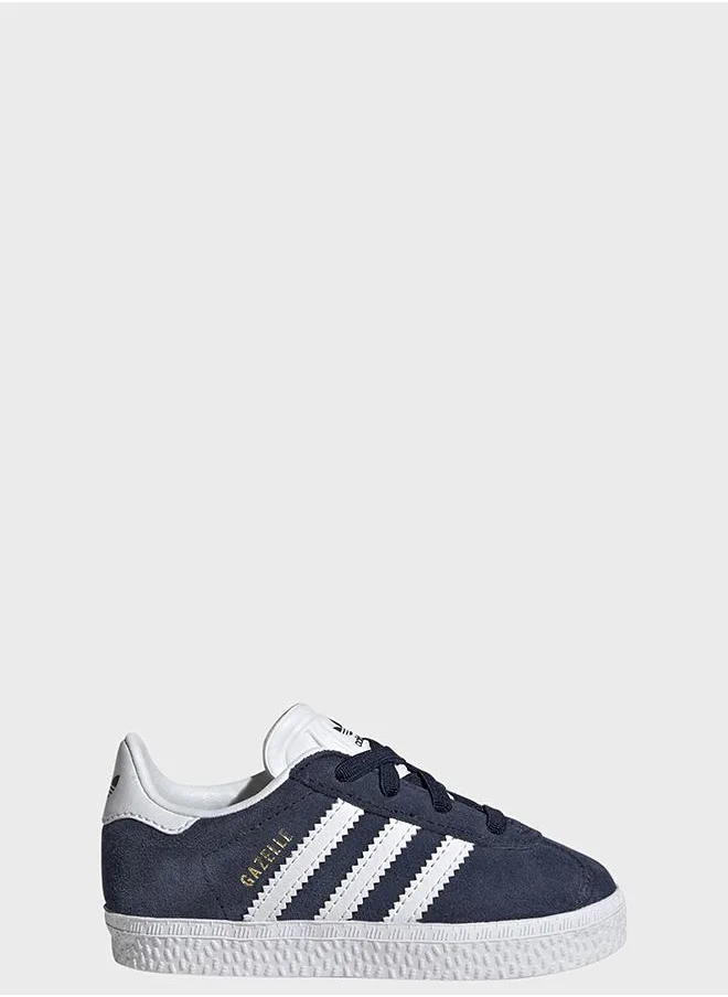 Adidas Gazelle Comfort Closure Elastic Laces Shoes Kids
