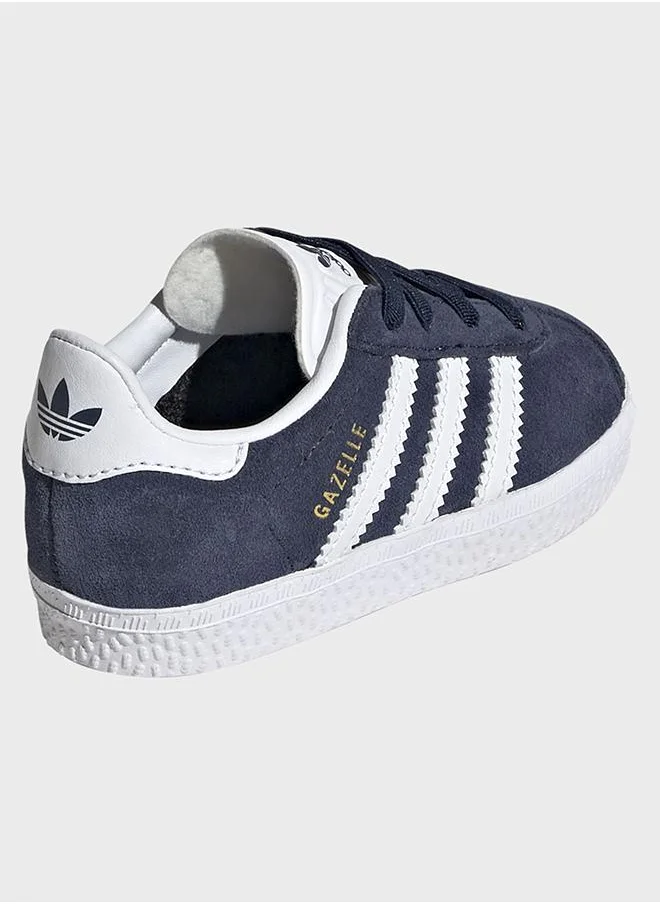 Adidas Gazelle Comfort Closure Elastic Laces Shoes Kids