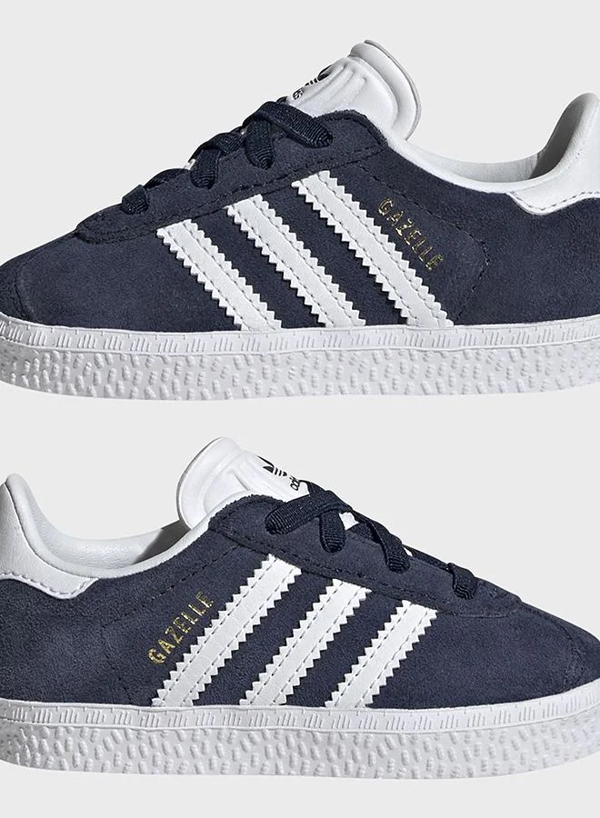 Adidas Gazelle Comfort Closure Elastic Laces Shoes Kids