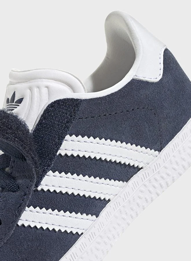 Adidas Gazelle Comfort Closure Elastic Laces Shoes Kids