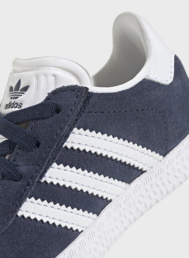 Adidas Gazelle Comfort Closure Elastic Laces Shoes Kids