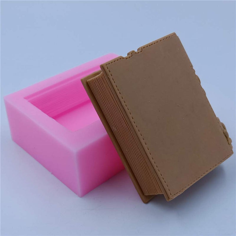 Great Mold New Book Design Silicone Soap Mold Candle Mold 3D Silicone Molds for Soap Cake Chocolate Craft Making - Image 4
