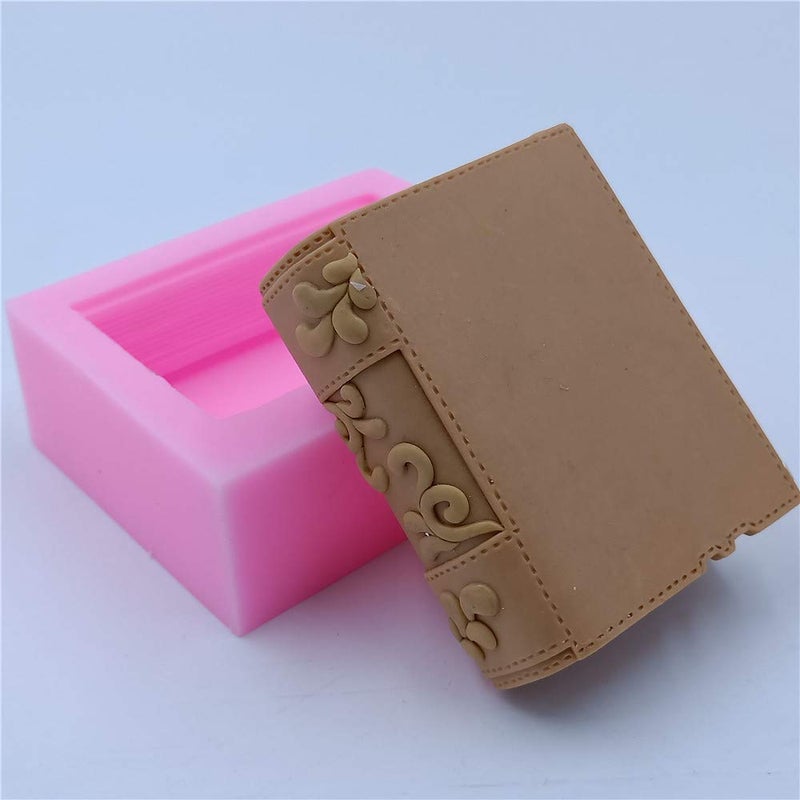 Great Mold New Book Design Silicone Soap Mold Candle Mold 3D Silicone Molds for Soap Cake Chocolate Craft Making - Image 3
