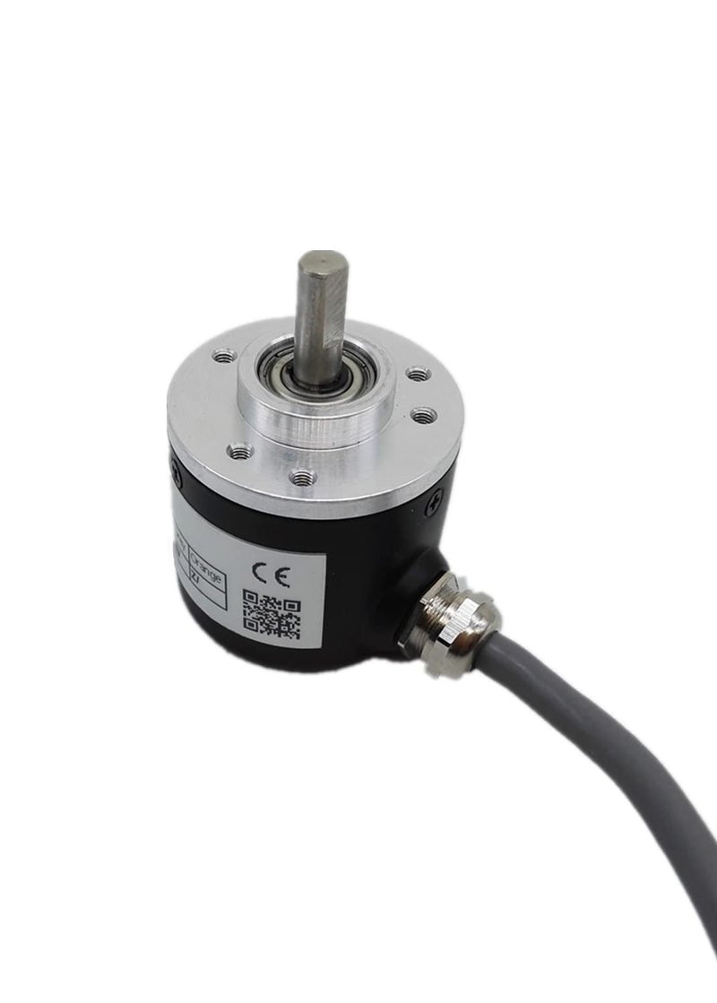 CALT 38mm Outer Diameter 6mm Solid Shaft Rotary Encoder 200PPR Line Driver Output 5V Power Supply - Image 5