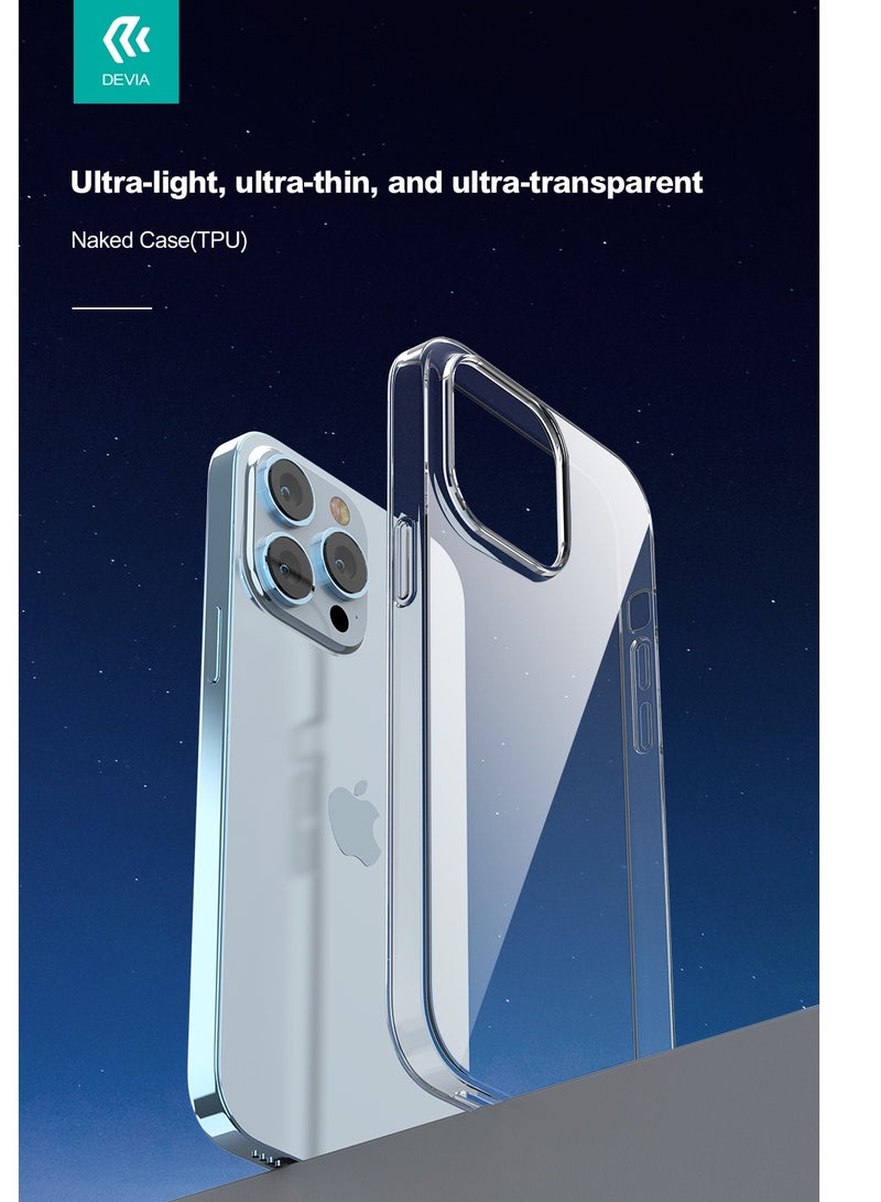 ديفيا جراب حماية ايفون 14 برو من ديفيا من البولي كربونات شفاف ومضاد للاصفرار للغاية - Image 4